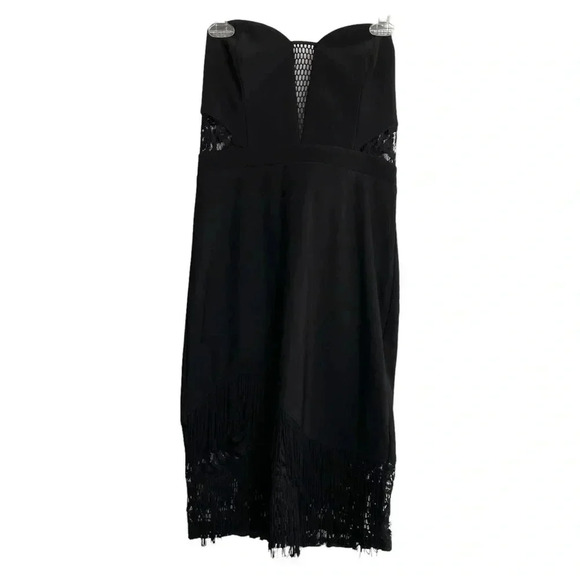 NWT Lipsy London Black Strapless Dress LBD - Picture 1 of 6